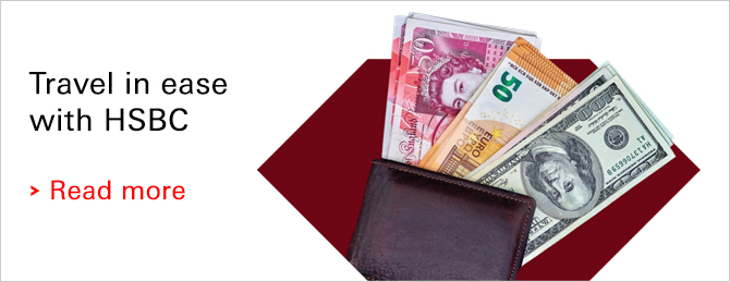 Travel in ease with HSBC
